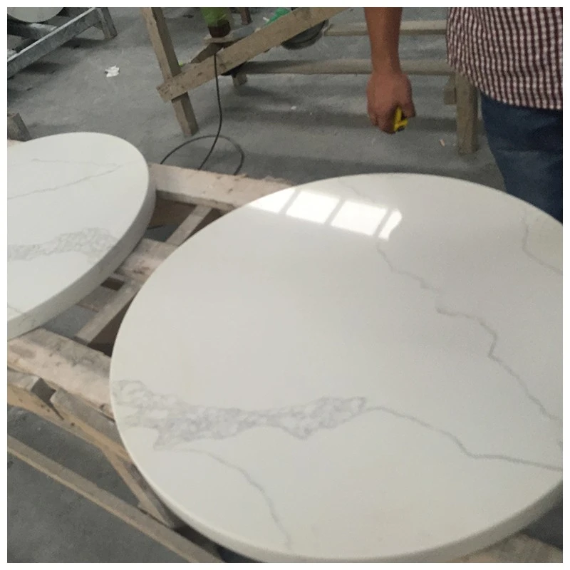 Calacatta Quartz Round Coffee Table