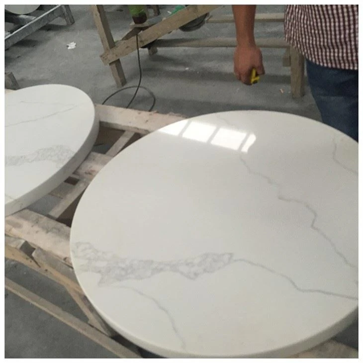 Calacatta Quartz Round Coffee Table