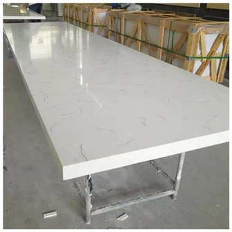 משטח קוורץ של Bianco Carrara