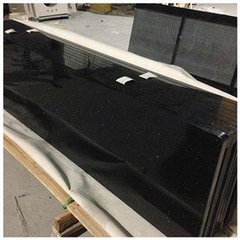 פלטת מטבח גרניט גלקסי שחורה