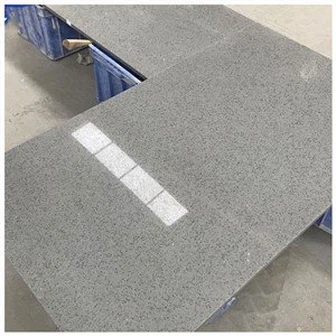 משטחי קוורץ אפור עם Sparkle