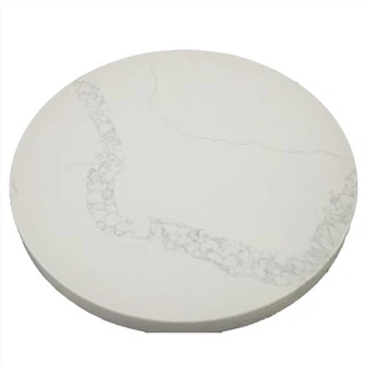 שולחן קפה עגול קוורץ