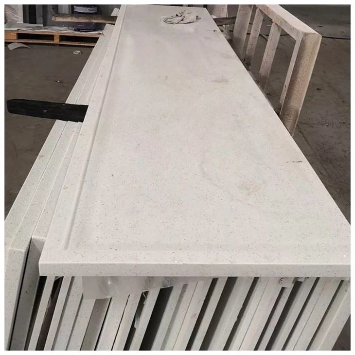White Quartz Countertops With Sparkle