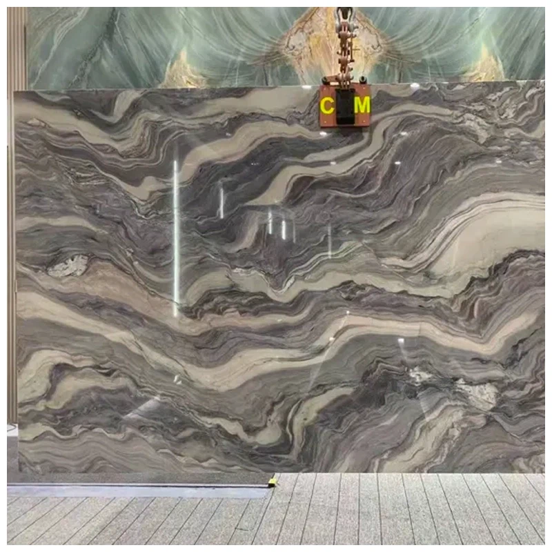 Explosion Blue Quartzite Polished Slabs