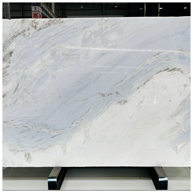 Oyster Blue Marble Slabs