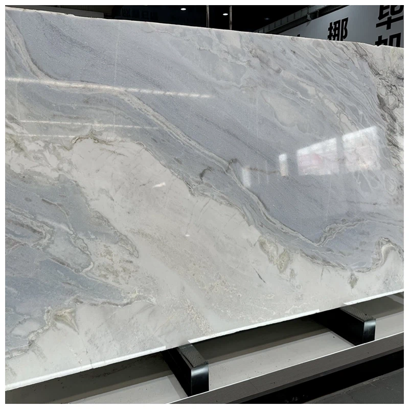 Oyster Blue Marble 18mm Slabs