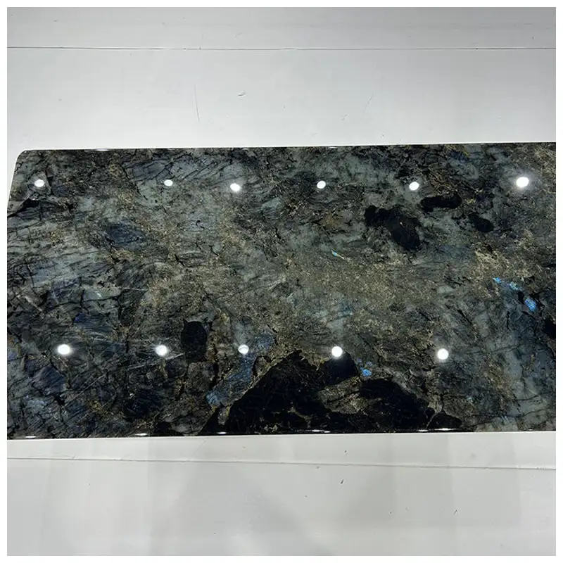 Lemurian Blue Labradorite Granite Dining Tables