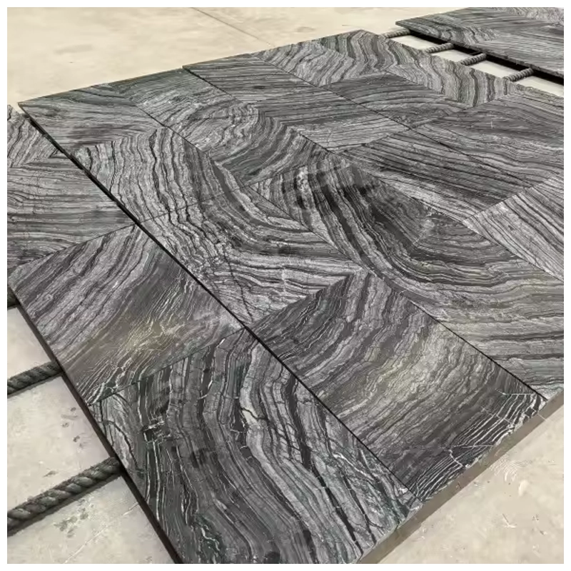 Kenya Black Wooden Marble Tiles Kenya Black Wooden Marble Tiles